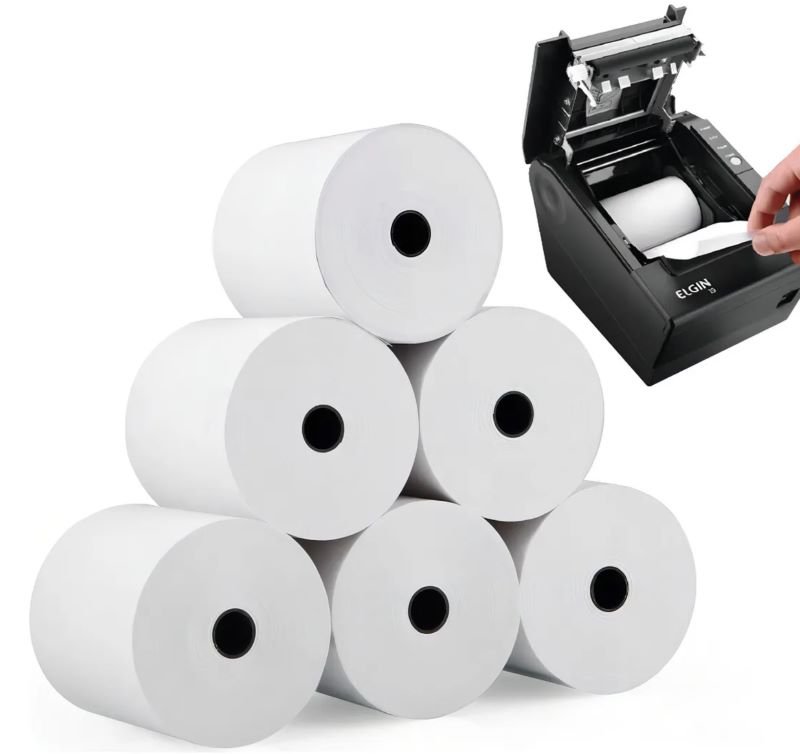 Bobina Térmica 80x80 mts Branca c/16 Bobina Térmica 80x80 mts Branca c/16